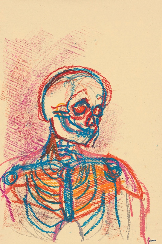 nicholas titzler pastel skeleton nick